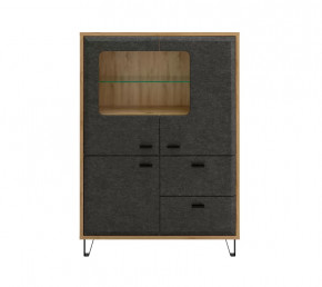 GRACE тумба KOM2W1D2S (Дуб наварра/Графит) в Советском - sovetskij.mebel-tymen.ru | фото