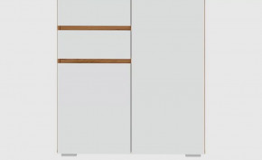 ГРЕТТА Тумба 2С2Я (2дв, 2ящ.) (ш900*г411*в1011мм), ЛДСП дуб крафт золотой/ЛДСП белый в Советском - sovetskij.mebel-tymen.ru | фото