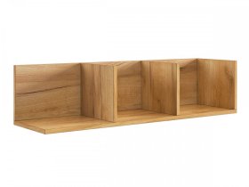 Полка навесная 2 Рич дуб крафт золотой в Советском - sovetskij.mebel-tymen.ru | фото