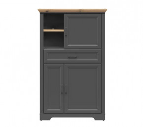 JASMIN шкаф REG3D1S (Графит/ Дуб артизан) в Советском - sovetskij.mebel-tymen.ru | фото