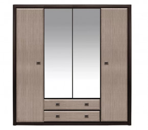 КОЕН шкаф с зеркалом SZF4D2S (Венге/Штрокс) в Советском - sovetskij.mebel-tymen.ru | фото