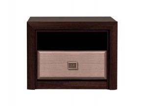 КОЕН тумба прикроватная KOM1S (Венге/Штрокс) в Советском - sovetskij.mebel-tymen.ru | фото