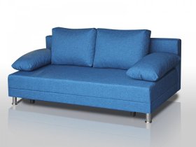 Диван Комфорт без подлокотников 4 подушки denim в Советском - sovetskij.mebel-tymen.ru | фото