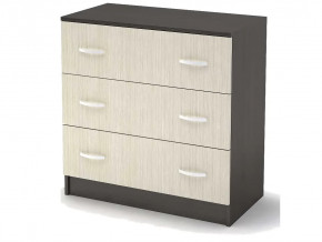 Комод 3 ящика Басса КМ 551-М Венге/Дуб белфорт в Советском - sovetskij.mebel-tymen.ru | фото