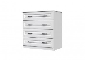 Комод "Кантри" 4 ящика, белый в Советском - sovetskij.mebel-tymen.ru | фото