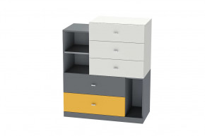 Комод Клео К-1, графит, миндаль, солнечный Диал в Советском - sovetskij.mebel-tymen.ru | фото