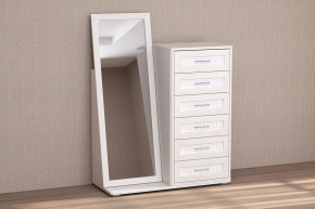 Комод Кэт-4, 6 ящиков с зеркалом Диал в Советском - sovetskij.mebel-tymen.ru | фото