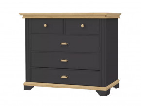 Комод Лиана-1 Дуб Крафт Золотой/Графит в Советском - sovetskij.mebel-tymen.ru | фото