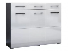 Комод Ненси Венге-Белый глянец в Советском - sovetskij.mebel-tymen.ru | фото