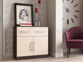 Комод с ящиком 2-мя дверьми Басямиф, дуб беленый/венге в Советском - sovetskij.mebel-tymen.ru | фото