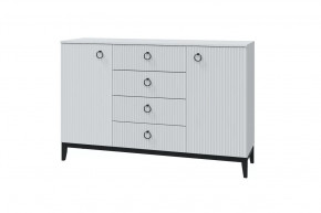 Комод Шарлиз, 2 двери и 4 ящика, белый снег в Советском - sovetskij.mebel-tymen.ru | фото