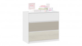 Комод «Сканди» Дуб Гарден, Белая, Глиняный серый в Советском - sovetskij.mebel-tymen.ru | фото