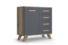 Комод "Вега Скандинавия" Дуб каньон/Силк флай в Советском - sovetskij.mebel-tymen.ru | фото