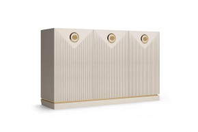 Комодино "Капри" Сатин/Сатин в Советском - sovetskij.mebel-tymen.ru | фото