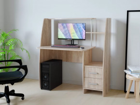 Компьютерный стол КЛ №6.2 Дуб баррик в Советском - sovetskij.mebel-tymen.ru | фото