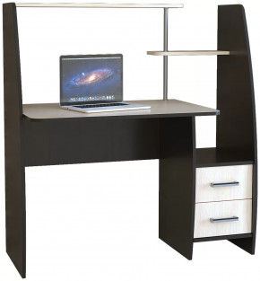 Компьютерный стол КЛ №6.2 Венге/Дуб молочный в Советском - sovetskij.mebel-tymen.ru | фото