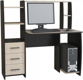 Компьютерный стол КЛ №6.3 Венге/Дуб молочный в Советском - sovetskij.mebel-tymen.ru | фото