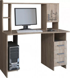 Компьютерный стол КЛ №6.4 Дуб баррик в Советском - sovetskij.mebel-tymen.ru | фото