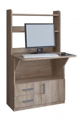 Компьютерный стол СП-1 Дуб баррик в Советском - sovetskij.mebel-tymen.ru | фото