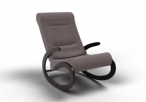 Кресло-качалка Мальта ткань какао в Советском - sovetskij.mebel-tymen.ru | фото