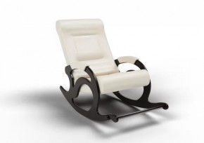 Кресло-качалка Тироль экокожа крем в Советском - sovetskij.mebel-tymen.ru | фото