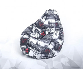 Кресло-мешок Груша средняя, велюр, цвет Амстердам в Советском - sovetskij.mebel-tymen.ru | фото