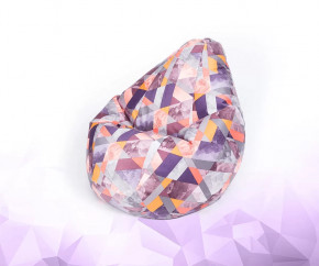 Кресло-мешок Груша средняя, велюр, цвет Сноу манго в Советском - sovetskij.mebel-tymen.ru | фото