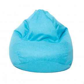 Кресло-мешок "МАКСИ", ткань рогожка, цвет Бирюзовый в Советском - sovetskij.mebel-tymen.ru | фото