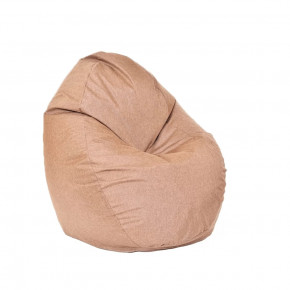 Кресло-мешок "МАКСИ", ткань рогожка, цвет Коричневый в Советском - sovetskij.mebel-tymen.ru | фото