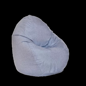 Кресло-мешок "МАКСИ", ткань рогожка, цвет серый в Советском - sovetskij.mebel-tymen.ru | фото