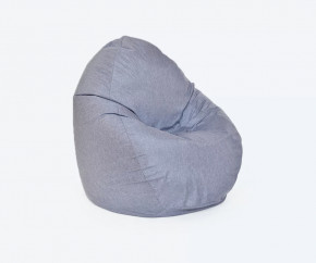 Кресло-мешок СТАДИ, рогожка, цвет Серый в Советском - sovetskij.mebel-tymen.ru | фото