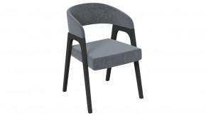 Кресло «Техас 1» Черное дерево, тк. №219 Велюр Jercy graphite в Советском - sovetskij.mebel-tymen.ru | фото