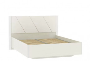 Кровать 1600 Саммит НМ 011.75 к/з Marika 124 white в Советском - sovetskij.mebel-tymen.ru | фото