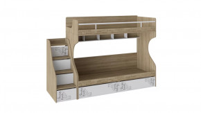 Кровать 2-х ярусная с лестницей приставной с ящиками «Оксфорд» в Советском - sovetskij.mebel-tymen.ru | фото