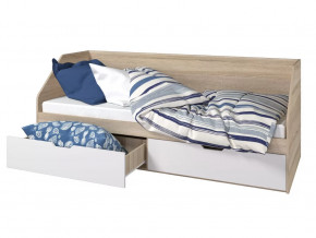 Кровать 800 2 ящика Анталия Белый в Советском - sovetskij.mebel-tymen.ru | фото