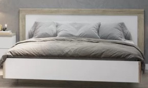 Кровать Анима КРП-320-16-16 Белый/Дуб серый в Советском - sovetskij.mebel-tymen.ru | фото