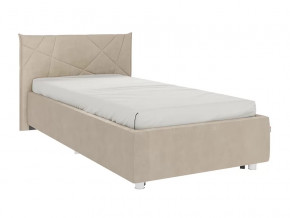 Кровать (каркас) Бест 90х200 см капучино (велюр) в Советском - sovetskij.mebel-tymen.ru | фото