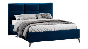 Кровать без ПМ «Делана»  (без подъемного механизма)  Велюр Confetti Blue в Советском - sovetskij.mebel-tymen.ru | фото