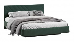 Кровать без ПМ «Кевия» Тип 1 (без подъемного механизма) Велюр Confetti Deep forest в Советском - sovetskij.mebel-tymen.ru | фото