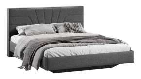 Кровать без ПМ «Пандора» Тип 1 (без подъемного механизма) Микровелюр Jercy Graphite в Советском - sovetskij.mebel-tymen.ru | фото