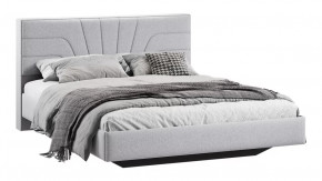 Кровать без ПМ «Пандора» Тип 1 (без подъемного механизма) Микровелюр Jercy Silver в Советском - sovetskij.mebel-tymen.ru | фото