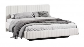 Кровать без ПМ «Шелли» Тип 1 (без подъемного механизма) Велюр светлый в Советском - sovetskij.mebel-tymen.ru | фото