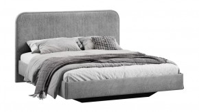 Кровать без ПМ «Тиффани» Тип 1 (без подъемного механизма) Микровелюр Wellmart Silver в Советском - sovetskij.mebel-tymen.ru | фото