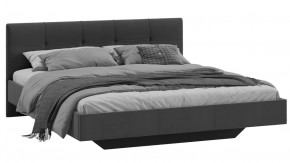 Кровать без ПМ «Элис» Тип 1 (без подъемного механизма) Исп.2 Велюр Графит в Советском - sovetskij.mebel-tymen.ru | фото