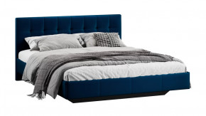 Кровать без ПМ «Эмма» Тип 1 (без подъемного механизма) Велюр Confetti Blue в Советском - sovetskij.mebel-tymen.ru | фото