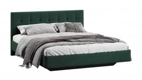 Кровать без ПМ «Эмма» Тип 1 (без подъемного механизма) Велюр Confetti Deep forest в Советском - sovetskij.mebel-tymen.ru | фото