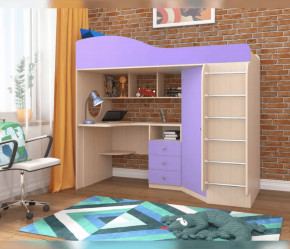 Кровать-чердак Кадет 1 с металлической лестницей Ярофф в Советском - sovetskij.mebel-tymen.ru | фото