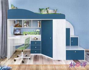 Кровать-чердак Кадет-1 Ярофф в Советском - sovetskij.mebel-tymen.ru | фото