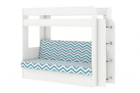 Кровать детская двухъярусная Карамель 75 Бодега светлая WILLY MINT в Советском - sovetskij.mebel-tymen.ru | фото