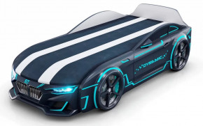 Кровать DYNAMIC-М Неон с ящиком и подсветкой фар в Советском - sovetskij.mebel-tymen.ru | фото